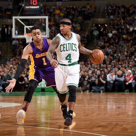 The Celtics went 2-for-14 from 3-point range in the fourth quarter, though, unable to maintain the rhythm they had for much of the game against Miami&x27;s defense. . Lakers vs celtics score